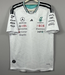 2026 Mecedes white F1 shirts S-5XL
